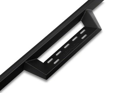 RedRock 4-Inch Drop TC1 Running Boards; Textured Black (18-25 Jeep Wrangler JL 2-Door)