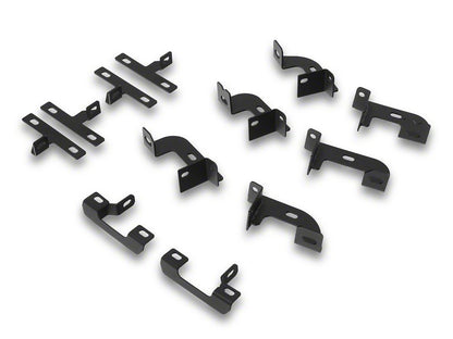 RedRock TC2 Drop Step Running Boards; Textured Black (18-25 Jeep Wrangler JL 4-Door)