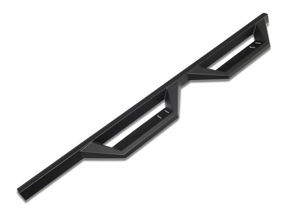 RedRock TC2 Drop Step Running Boards; Textured Black (07-18 Jeep Wrangler JK 4-Door)