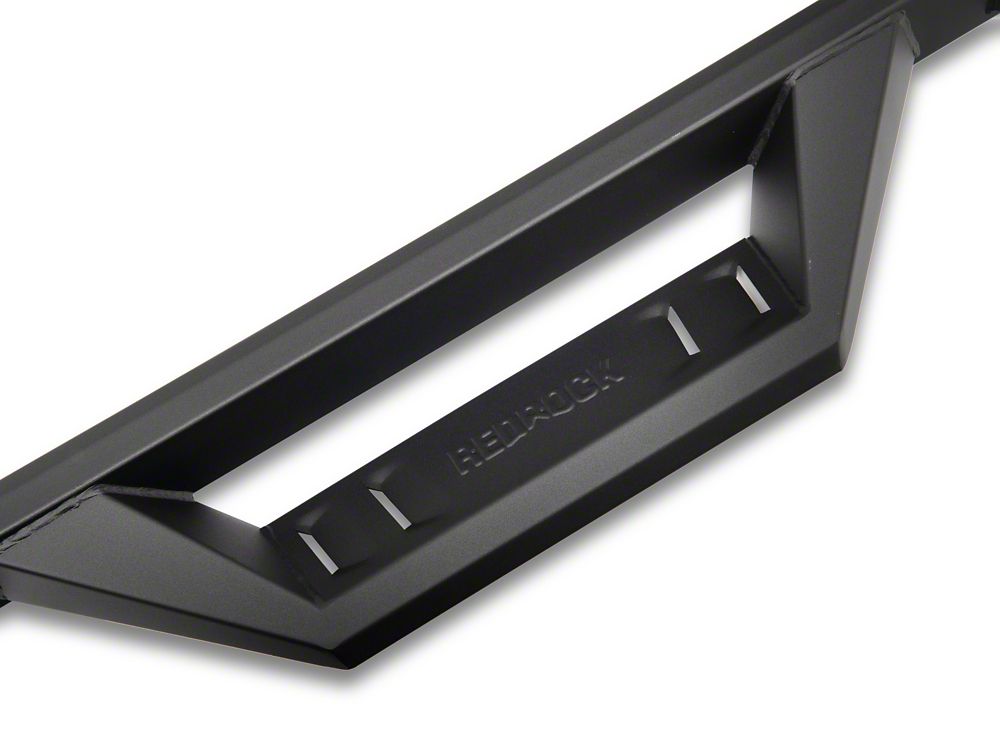 RedRock TC2 Drop Step Running Boards; Textured Black (07-18 Jeep Wrangler JK 4-Door)