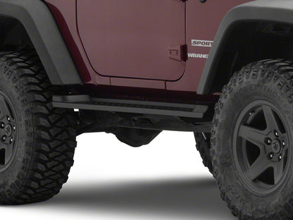 RedRock Heavy Duty Steel OE Style Side Steps (07-18 Jeep Wrangler JK 2-Door)