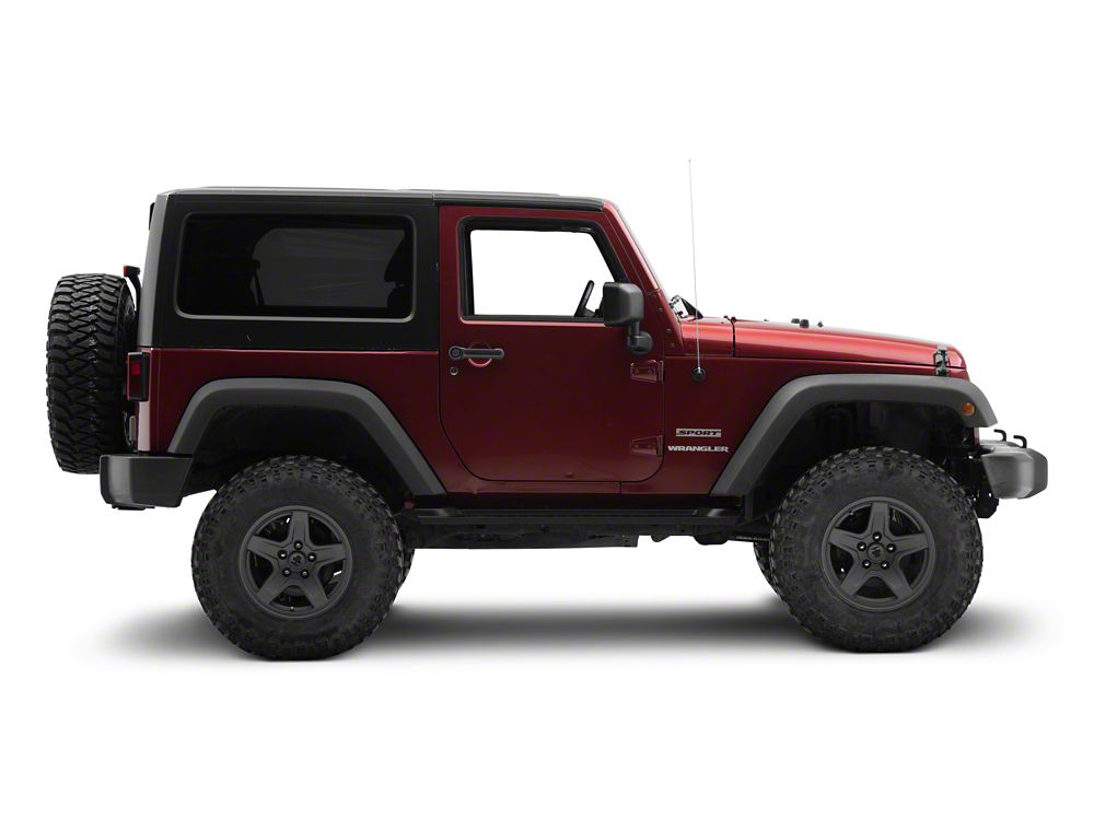 RedRock Heavy Duty Steel OE Style Side Steps (07-18 Jeep Wrangler JK 2-Door)