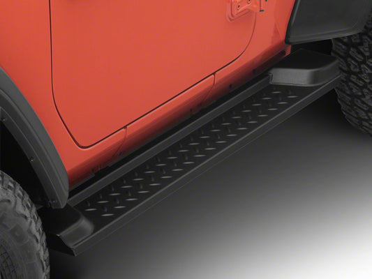 RedRock Heavy Duty Steel OE Style Side Steps (18-25 Jeep Wrangler JL 2-Door)