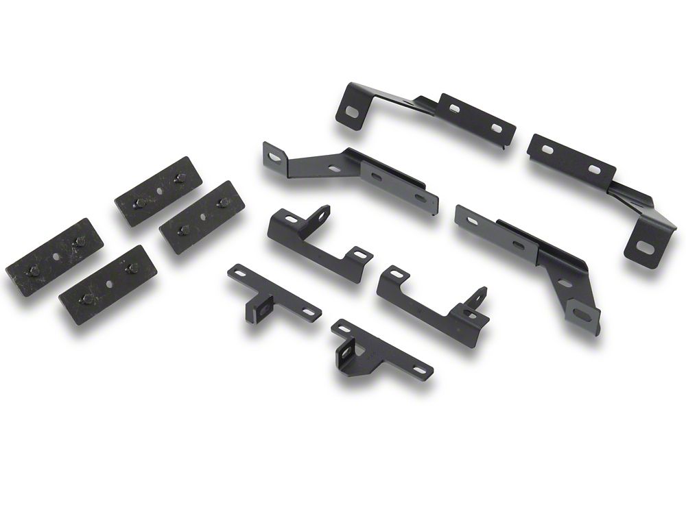 RedRock Heavy Duty Steel OE Style Side Steps (18-25 Jeep Wrangler JL 2-Door)