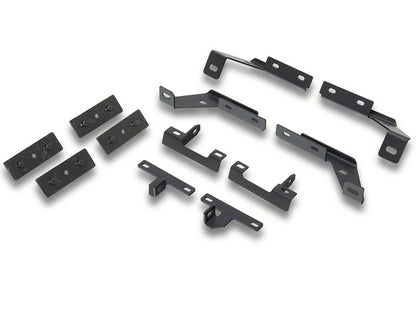 RedRock Heavy Duty Steel OE Style Side Steps (18-25 Jeep Wrangler JL 2-Door)