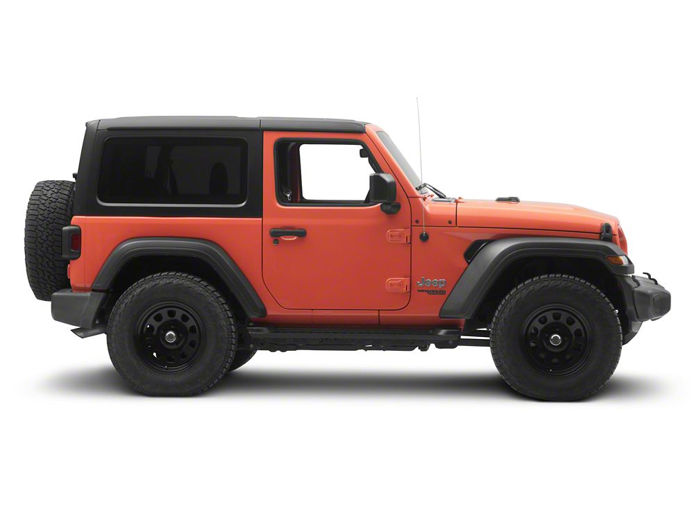 RedRock Heavy Duty Steel OE Style Side Steps (18-25 Jeep Wrangler JL 2-Door)