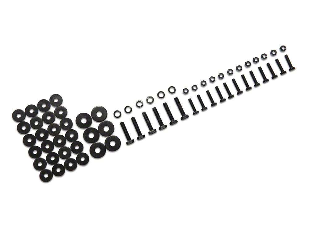 RedRock Replacement Side Armor Hardware Kit for J125457-JL Only (18-25 Jeep Wrangler JL 4-Door)