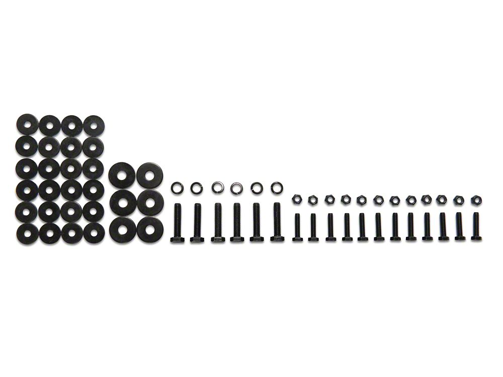 RedRock Replacement Side Armor Hardware Kit for J125457-JL Only (18-25 Jeep Wrangler JL 4-Door)