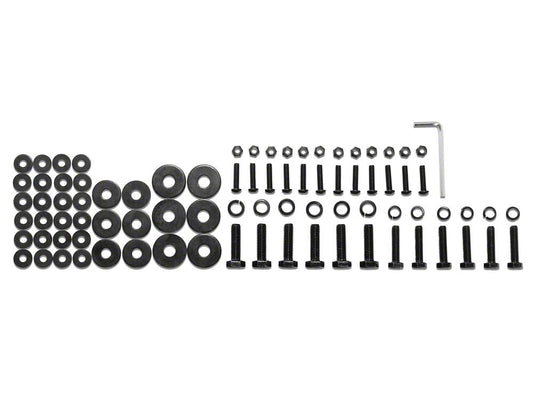 RedRock Replacement Side Step Bar Hardware Kit for J100550 Only (07-18 Jeep Wrangler JK 4-Door)