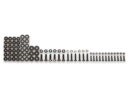 RedRock Replacement Side Step Bar Hardware Kit for J122293-JL Only (18-25 Jeep Wrangler JL 4-Door)