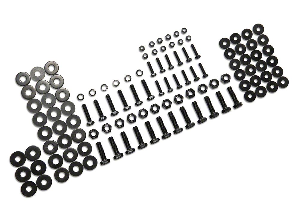 RedRock Replacement Side Step Bar Hardware Kit for J122643-JL Only (18-25 Jeep Wrangler JL 4-Door)