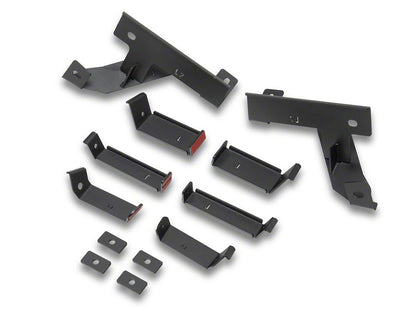 RedRock Flat Style Fender Flares with LED DRL and Turn Signals (18-25 Jeep Wrangler JL)