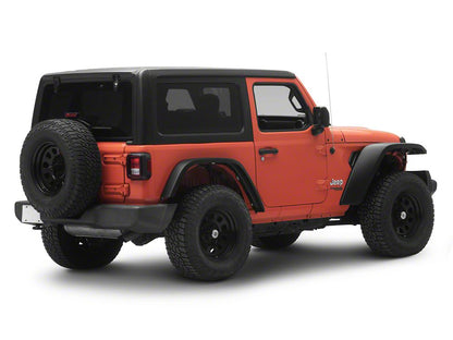 RedRock Flat Style Fender Flares with LED DRL and Turn Signals (18-25 Jeep Wrangler JL)