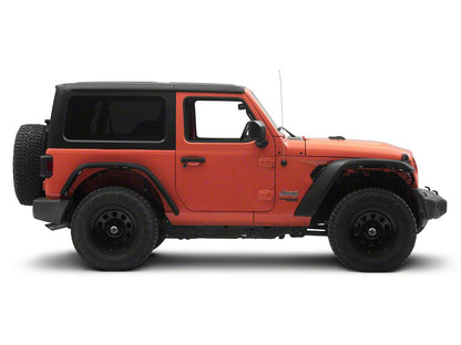 RedRock Flat Style Fender Flares with LED DRL and Turn Signals (18-25 Jeep Wrangler JL)