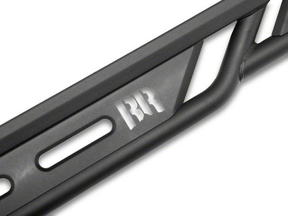 RedRock TC3 HD Rocker Steps; Textured Black (18-25 Jeep Wrangler JL 4-Door)