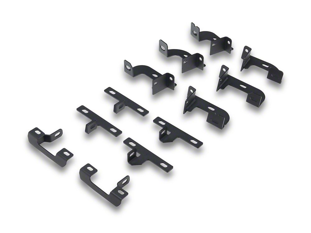 RedRock TC3 HD Rocker Steps; Textured Black (18-25 Jeep Wrangler JL 4-Door)