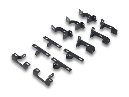 RedRock TC3 HD Rocker Steps; Textured Black (18-25 Jeep Wrangler JL 4-Door)