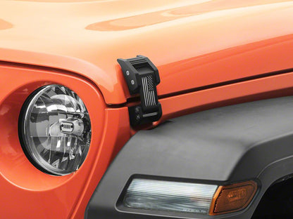 RedRock V3 Old Glory Billet Hood Catch Kit (07-26 Jeep Wrangler JK & JL)