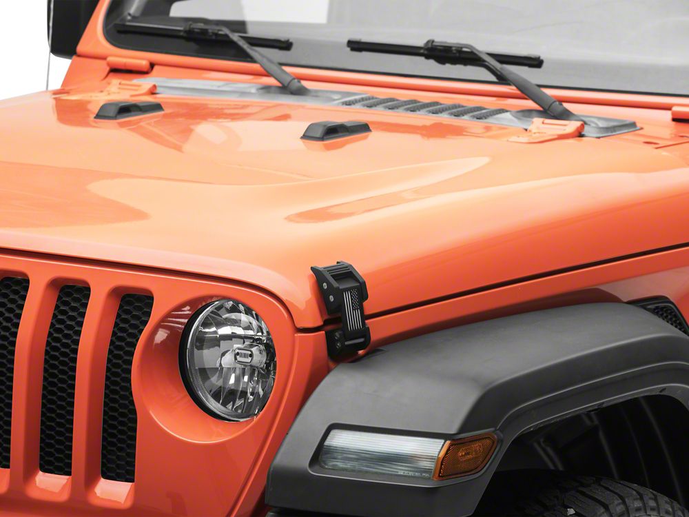 RedRock V3 Old Glory Billet Hood Catch Kit (07-26 Jeep Wrangler JK & JL)