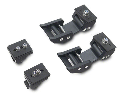 RedRock V3 Old Glory Billet Hood Catch Kit (07-26 Jeep Wrangler JK & JL)