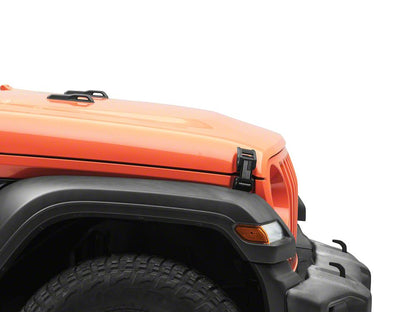 RedRock V3 Old Glory Billet Hood Catch Kit (07-26 Jeep Wrangler JK & JL)