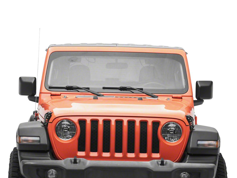 RedRock V3 Old Glory Billet Hood Catch Kit (07-26 Jeep Wrangler JK & JL)