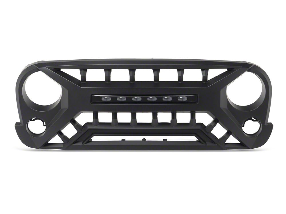 RedRock Armor Grille with LED Off-Road Lighting (07-18 Jeep Wrangler JK)