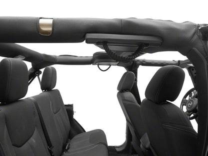 RedRock Paracord 3-in-1 Grab Handles; Black (07-18 Jeep Wrangler JK)