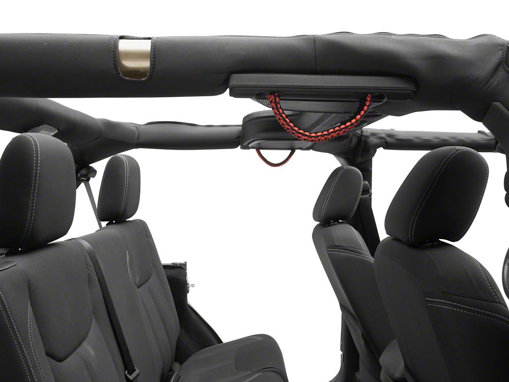RedRock Paracord 3-in-1 Grab Handles; Red (07-18 Jeep Wrangler JK)