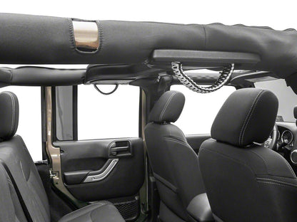 RedRock Paracord 3-in-1 Grab Handles; White (07-18 Jeep Wrangler JK)