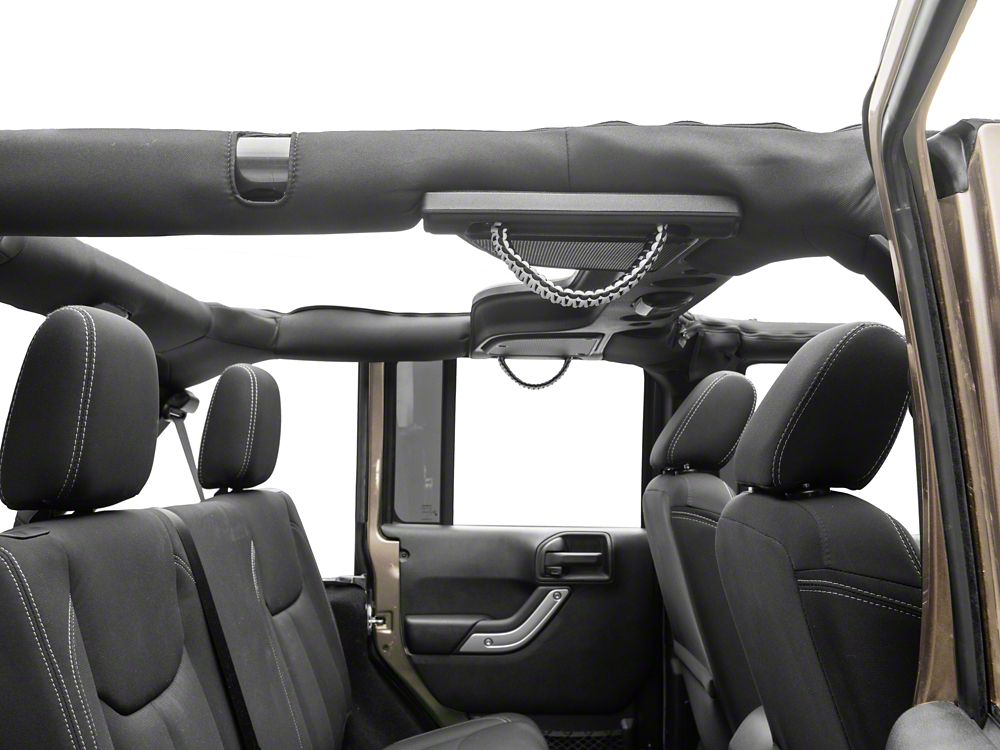 RedRock Paracord 3-in-1 Grab Handles; White (07-18 Jeep Wrangler JK)