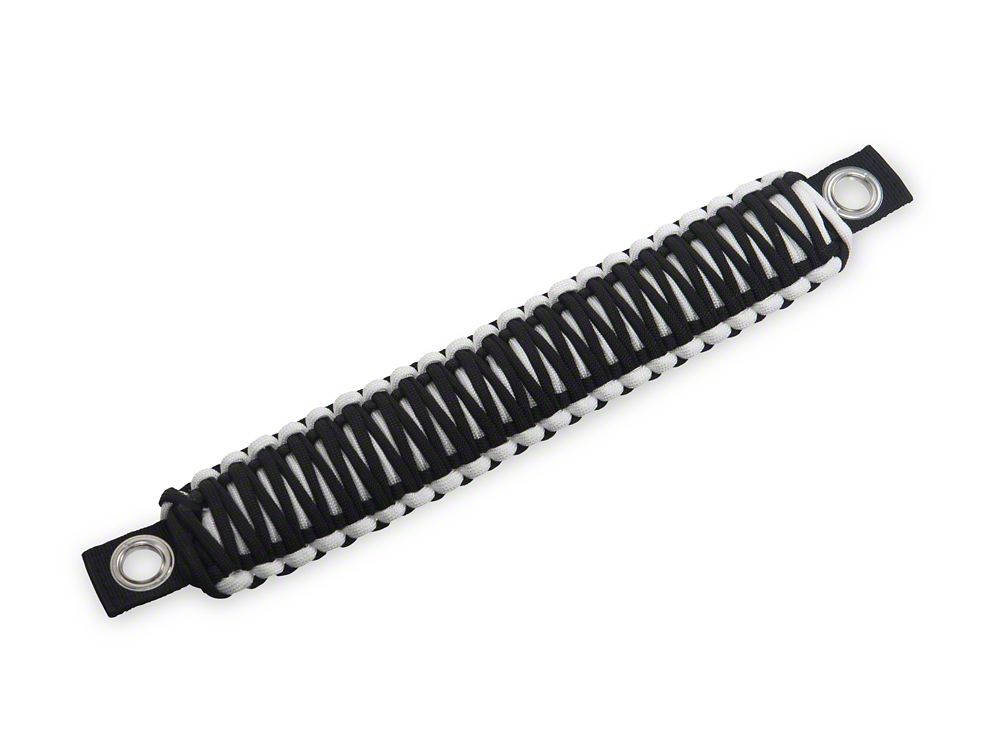 RedRock Paracord 3-in-1 Grab Handles; White (07-18 Jeep Wrangler JK)