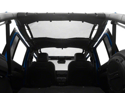 RedRock Mesh Sun Shade; Front and Rear; American Flag (24-25 Jeep Wrangler JL 4-Door)