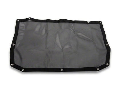RedRock Mesh Sun Shade; Front; Black (24-25 Jeep Wrangler JL)