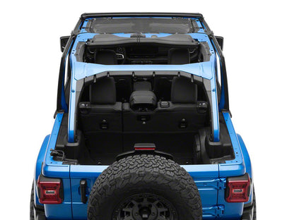 RedRock Mesh Sun Shade; Front; Black (24-25 Jeep Wrangler JL)