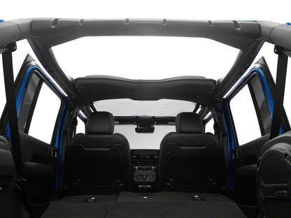 RedRock Mesh Sun Shade; Front; Black (24-25 Jeep Wrangler JL)