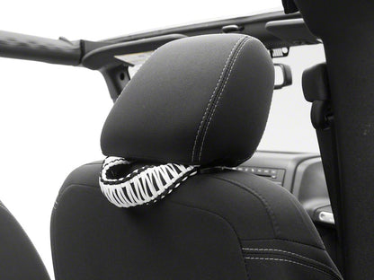 RedRock Headrest Grab Handles; White (07-25 Jeep Wrangler JK & JL)