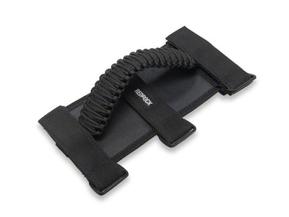 RedRock Paracord Grab Handles; Black (87-25 Jeep Wrangler YJ, TJ, JK & JL)