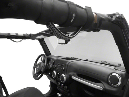 RedRock Paracord Grab Handles; Red (87-25 Jeep Wrangler YJ, TJ, JK & JL)
