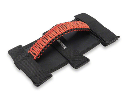 RedRock Paracord Grab Handles; Red (87-25 Jeep Wrangler YJ, TJ, JK & JL)