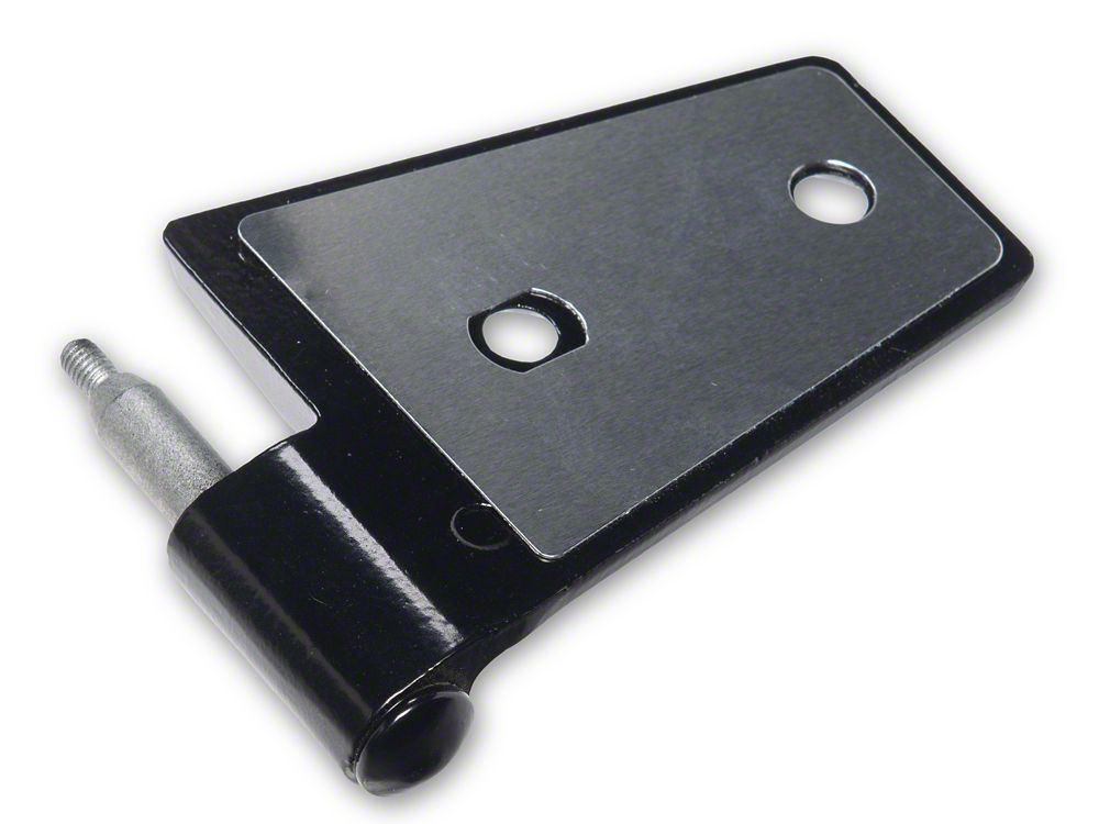 RedRock Door Hinges; Textured Black (07-18 Jeep Wrangler JK 2-Door)