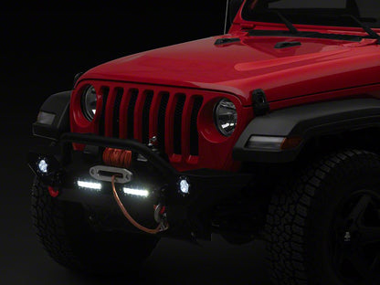 Jeep Licensed by RedRock Trail Force HD Front Bumper with LED Lights (18-26 Jeep Wrangler JL)