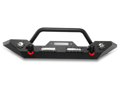 Jeep Licensed by RedRock Trail Force HD Front Bumper with LED Lights (18-26 Jeep Wrangler JL)