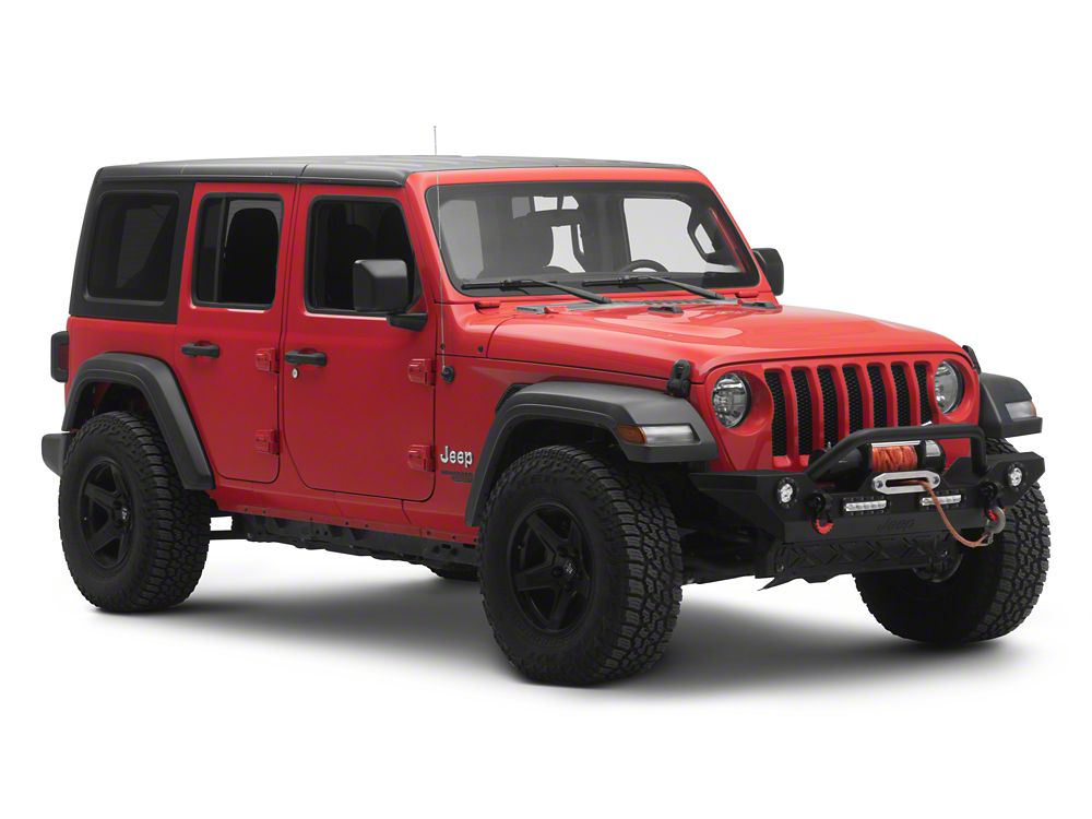 Jeep Licensed by RedRock Trail Force HD Front Bumper with LED Lights (18-26 Jeep Wrangler JL)