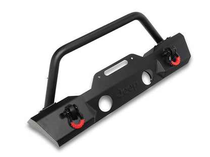Jeep Licensed by RedRock Attack Stubby Winch Front Bumper (18-26 Jeep Wrangler JL)