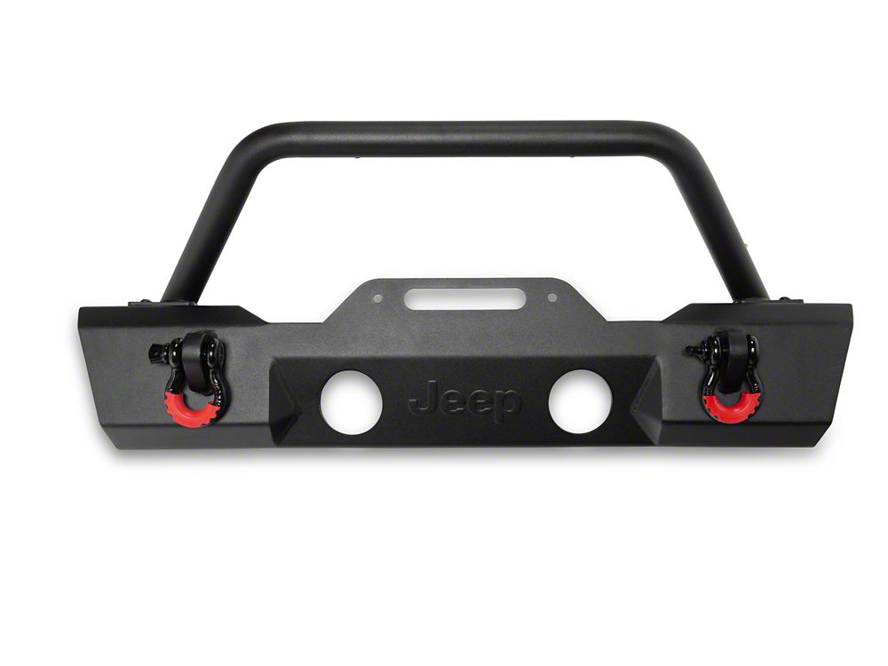 Jeep Licensed by RedRock Attack Stubby Winch Front Bumper (18-26 Jeep Wrangler JL)