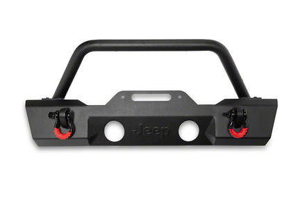 Jeep Licensed by RedRock Attack Stubby Winch Front Bumper (18-26 Jeep Wrangler JL)