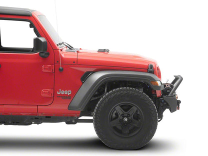 Jeep Licensed by RedRock Attack Stubby Winch Front Bumper (18-26 Jeep Wrangler JL)