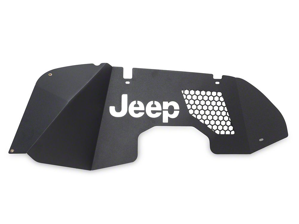 Jeep Licensed by RedRock Aluminum Inner Fender Liners; Front (18-26 Jeep Wrangler JL)