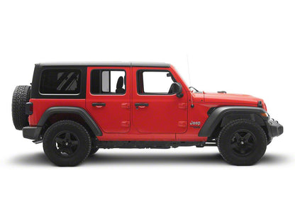 Jeep Licensed by RedRock Aluminum Inner Fender Liners; Front (18-26 Jeep Wrangler JL)